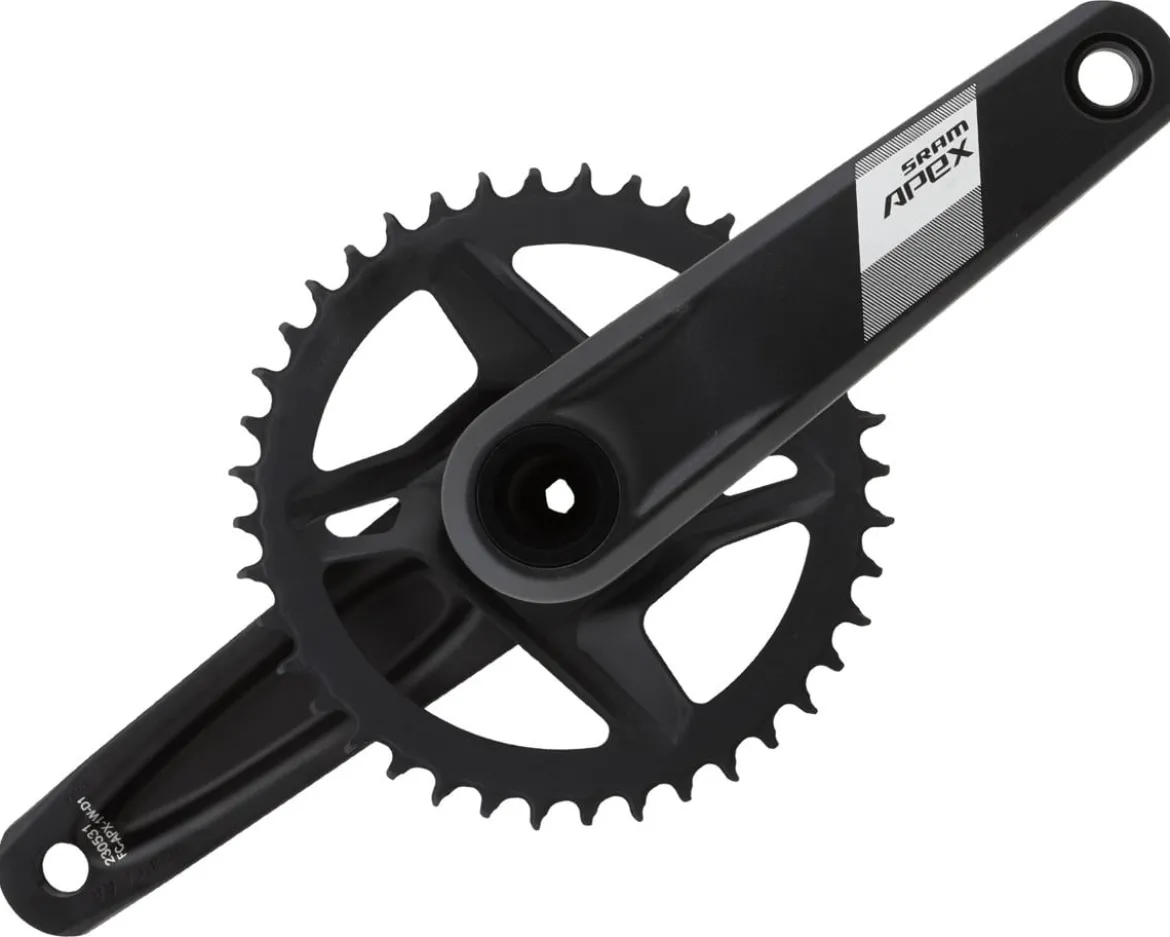 SRAM Apex 1 Wide Crankset (Black) (DUB Spindle) (160mm) (40T)