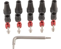 SRAM AXS 2-Piece Hydraulic Disc Brake Hose Fitting Kit (Red/Force/Rival) (w/Barbs & Olives)
