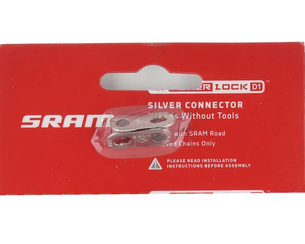 SRAM AXS PowerLock Flattop Road Master Link (Silver) (12/13 Speed) (1)