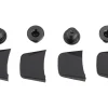 SRAM Chainring Bolt And Cover Kit (Black) (Aluminum) (Red/Force)