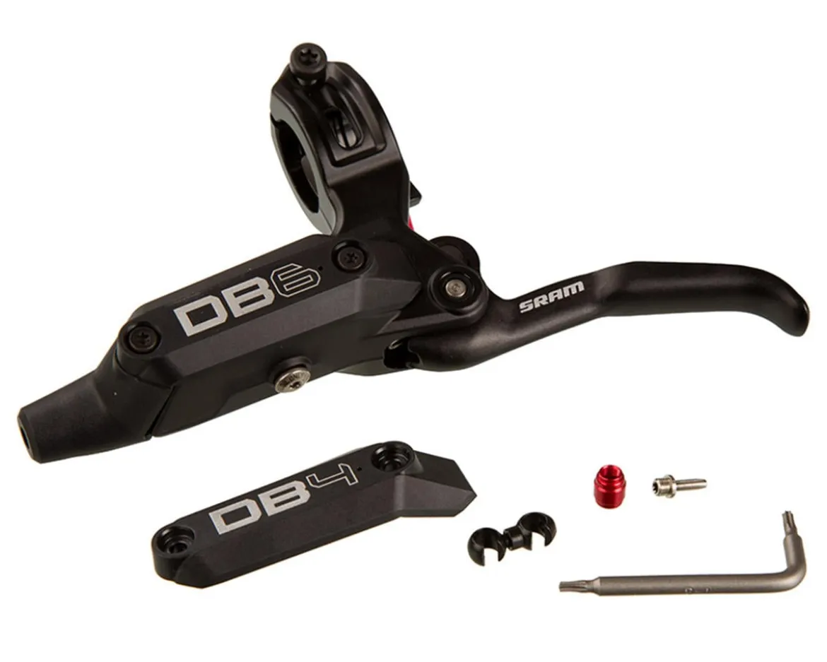 SRAM DB4/DB6 Disc Brake Lever Assembly (Black) (Left) (Aluminum Lever) (No Caliper)
