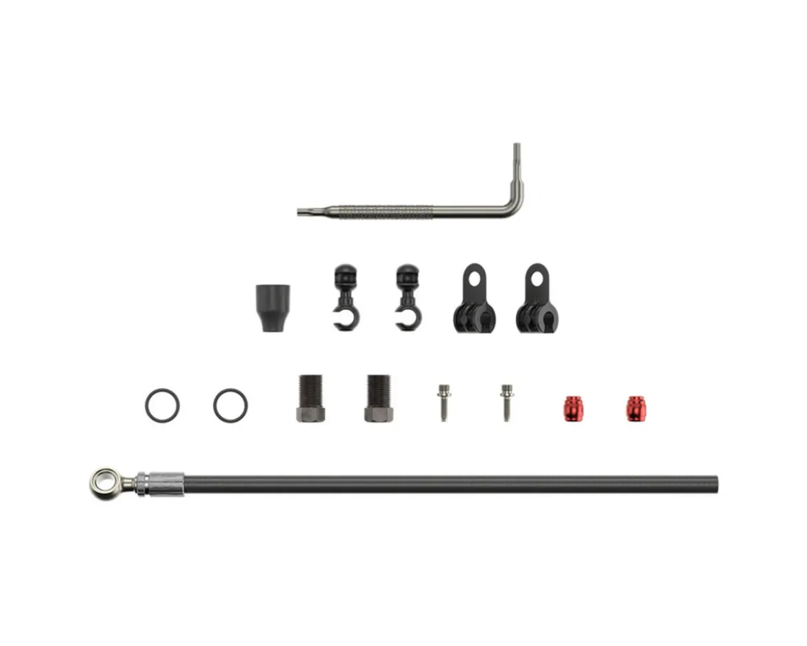 SRAM Disc Brake Hydraulic Hose Kit (Black) (2000mm) (Silver Banjo)
