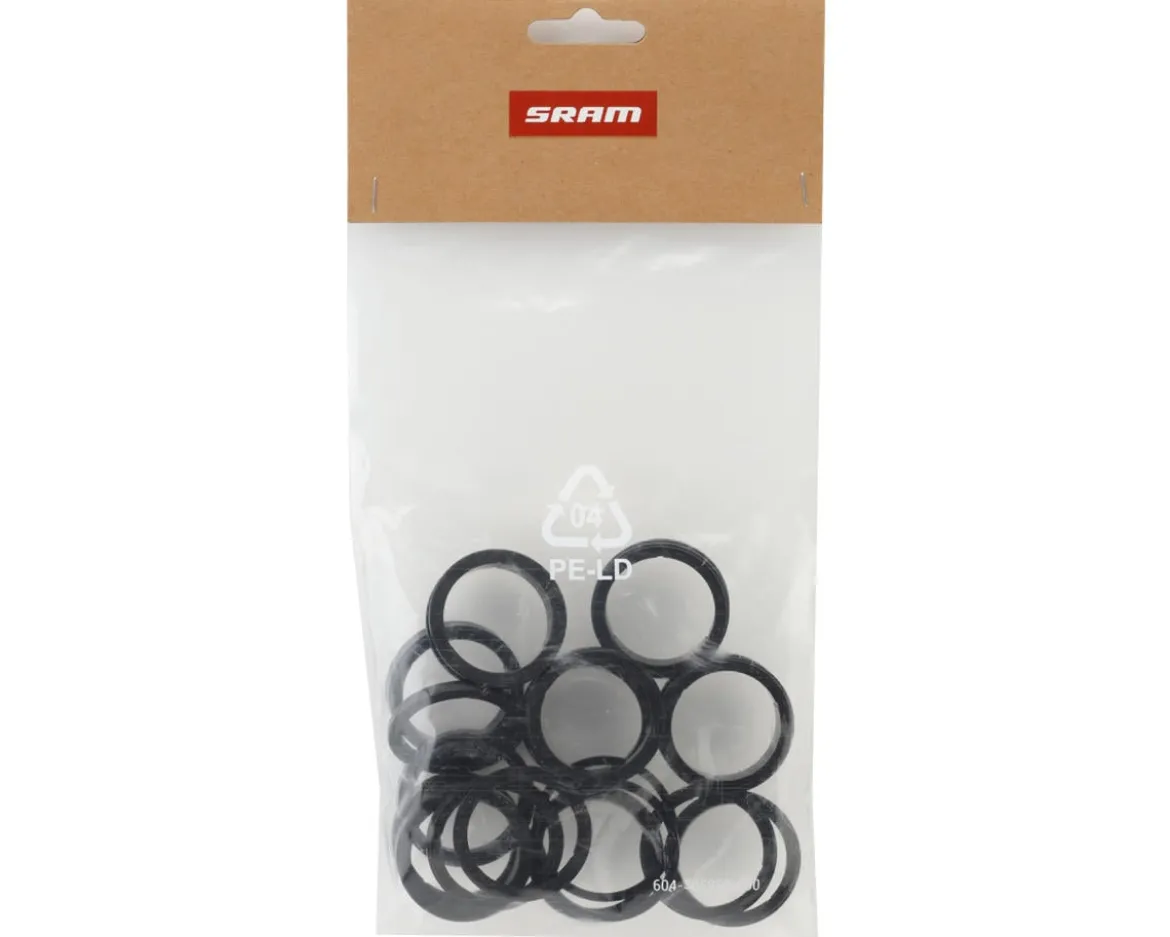 SRAM DUB Mountain/Road V3 Bottom Bracket Spacer Kit (Black)