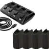SRAM eTap AXS Professional Battery & Charger Bundle (Includes 4 Batteries & 1 Quad Charger)