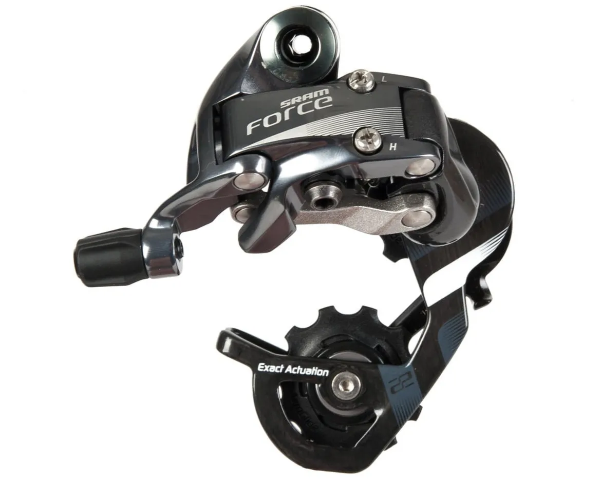 SRAM Force 22 Rear Derailleur (Grey/Black) (11 Speed) (Short Cage)