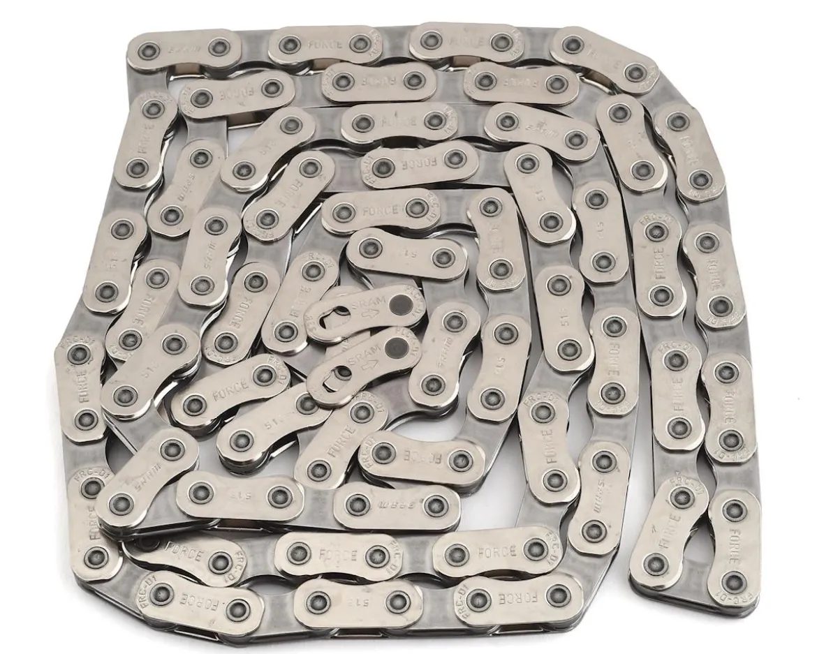 SRAM Force AXS Flattop Road Chain (Silver) (12 Speed) (114 Links) (w/ PowerLock D1) (114 Links)