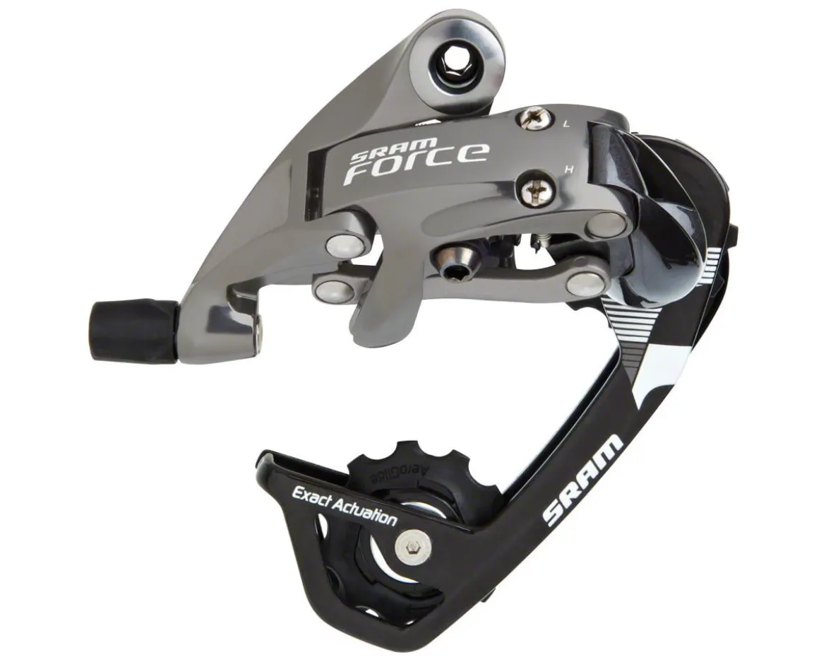 SRAM Force WiFli Rear Derailleur (Black/Siver) (10 Speed) (Medium Cage)