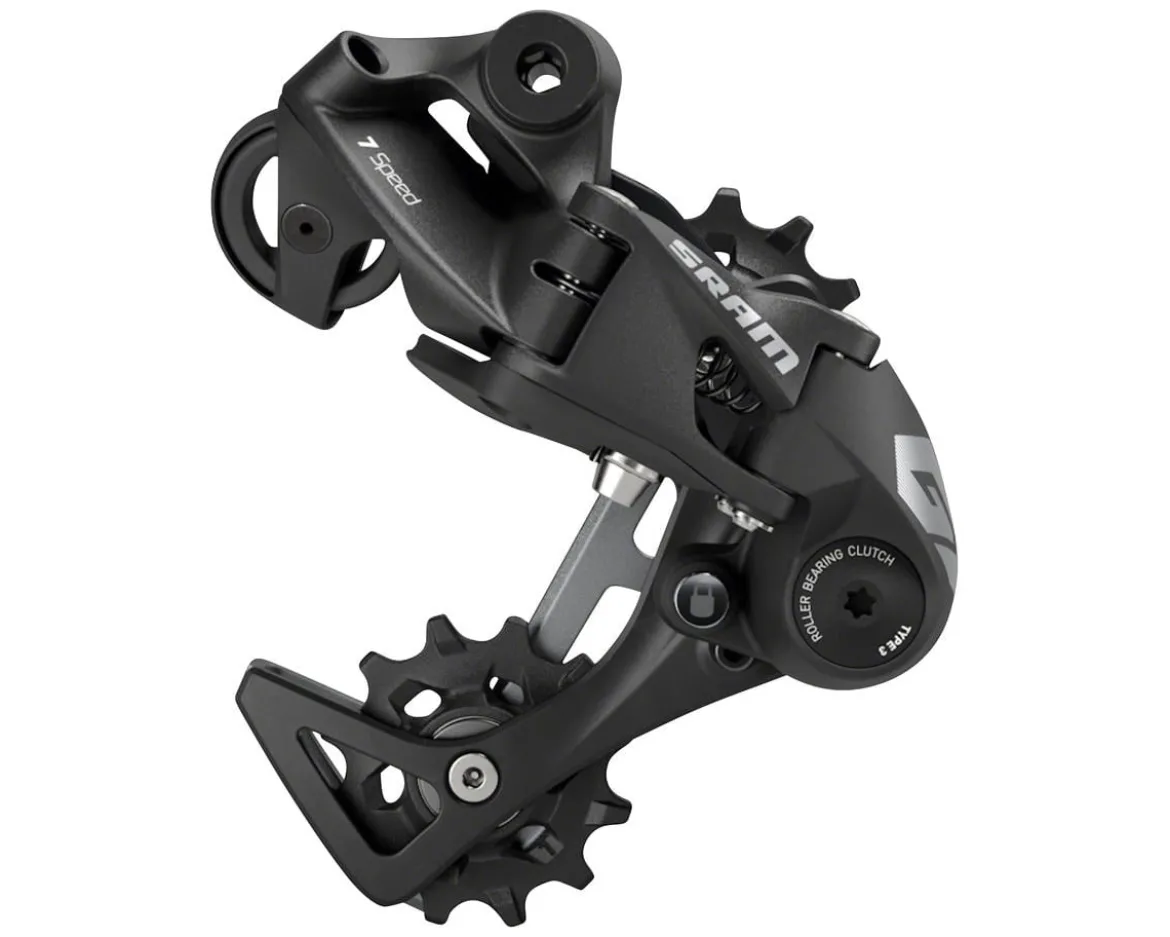 SRAM GX DH Rear Derailleur (Black) (7 Speed) (w/ Clutch) (A3) (Medium Cage)