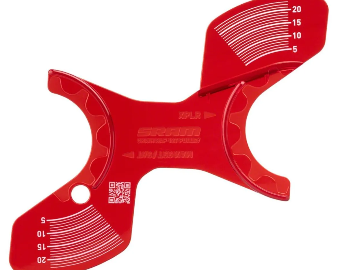 SRAM Rear Derailleur Chaingap Adjustment Gauge (Red)