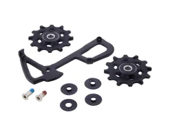 SRAM Rear Derailleur Pulley Kit and Type 2.1 Long Cage Assembly (Black) (GX 1 X 11/Force1/Rival1)