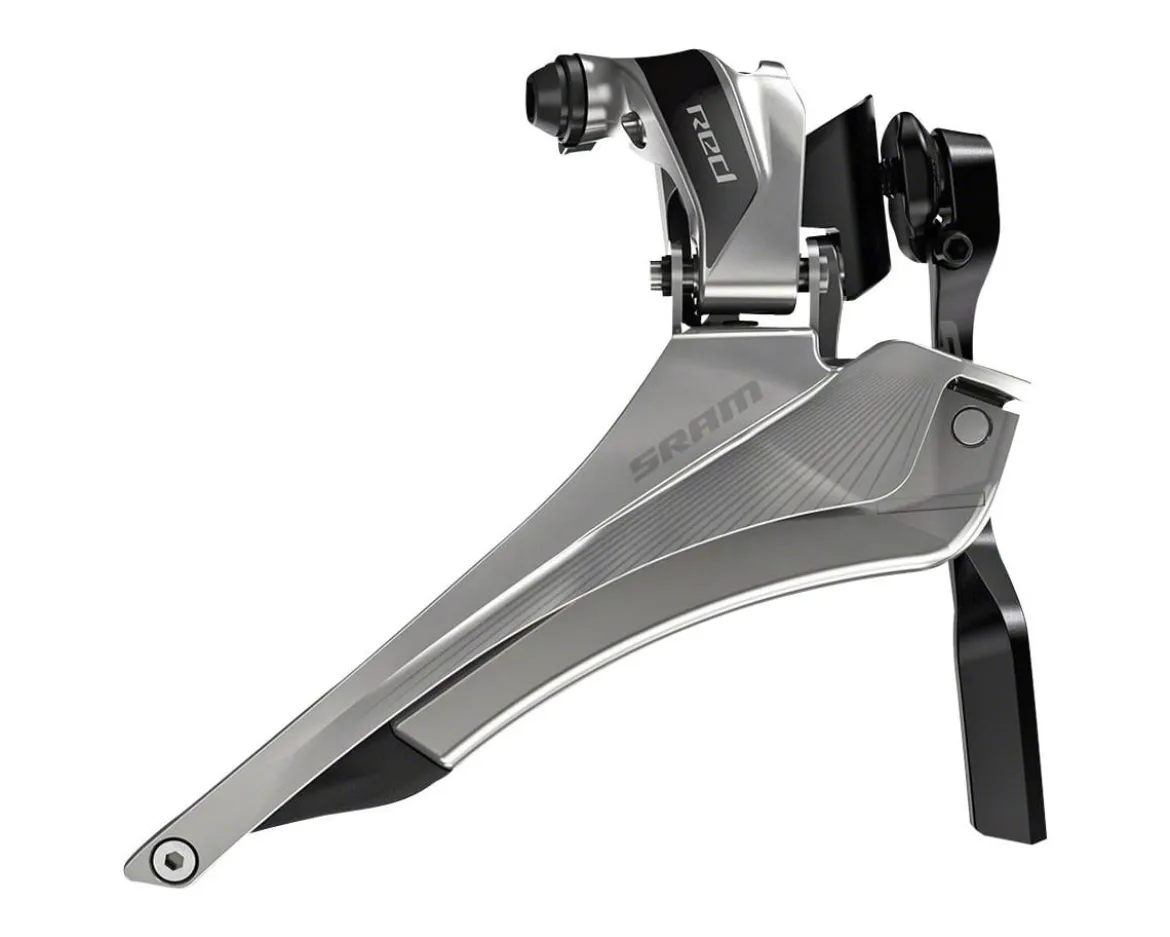 SRAM RED 22 Yaw Front Derailleur (2 x 11 Speed) (C2) (Braze-On) (Bottom Pull) (w/ Chain Spotter)