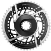 SRAM RED AXS Direct Mount Chainrings (Black/Silver) (2 x 12 Speed) (E1) (Inner & Outer) (50/37T)