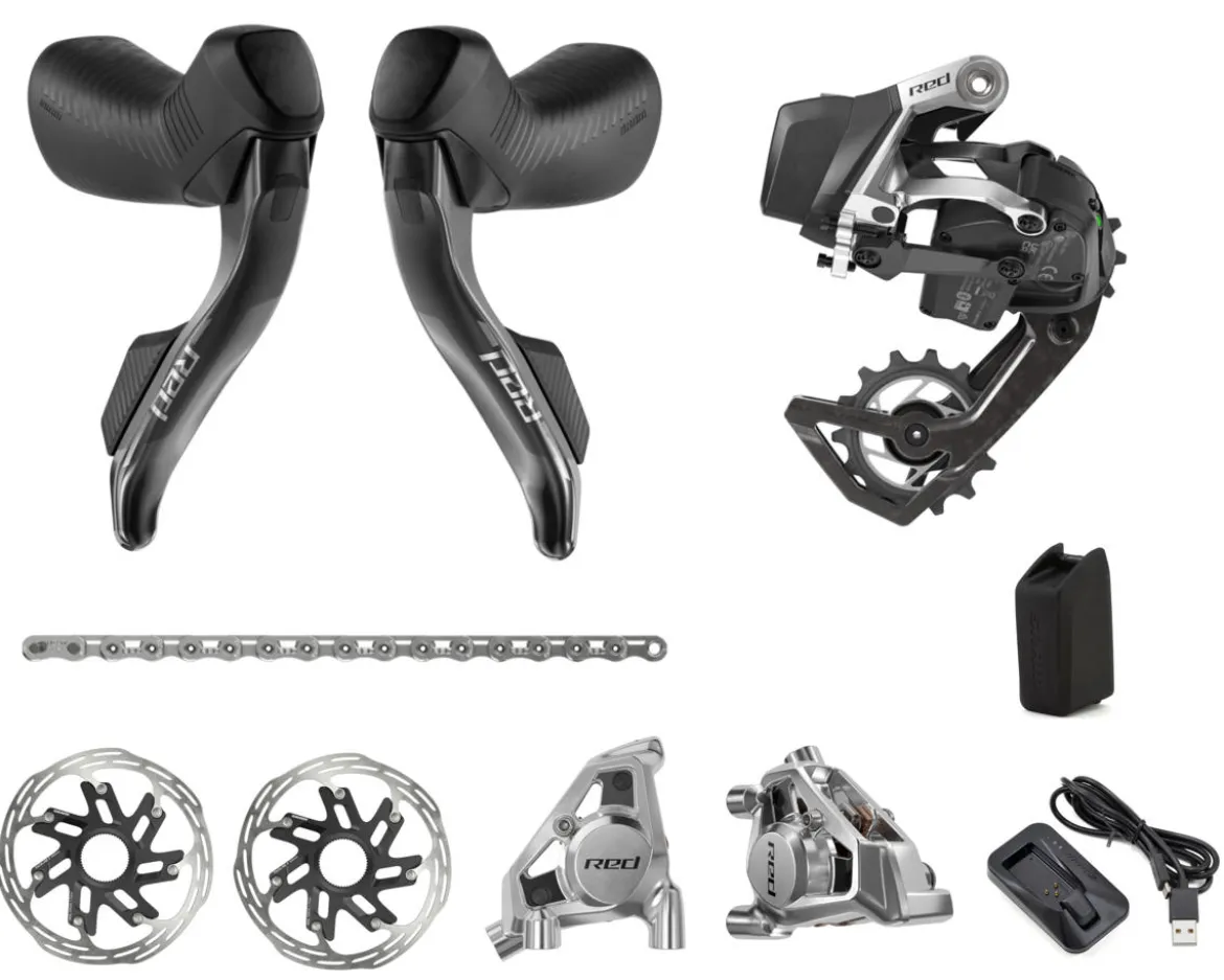 SRAM RED AXS 1x Road Groupset (Black) (1 x 12 Speed) (E1)