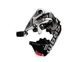 SRAM Red Rear Derailleur (Black/Silver) (10 Speed) (Medium Cage)