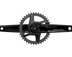 SRAM Rival 1 AXS Wide Power Meter Crankset (Black) (1 x 12 Speed) (DUB Spindle) (175mm) (40T) (Quarq)