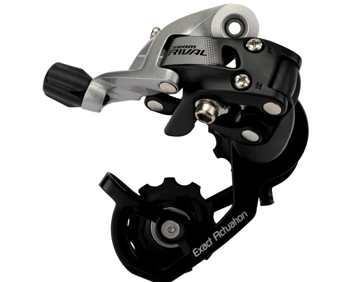 SRAM Rival 22 Rear Derailleur (Black/Silver) (11 Speed) (Short Cage)