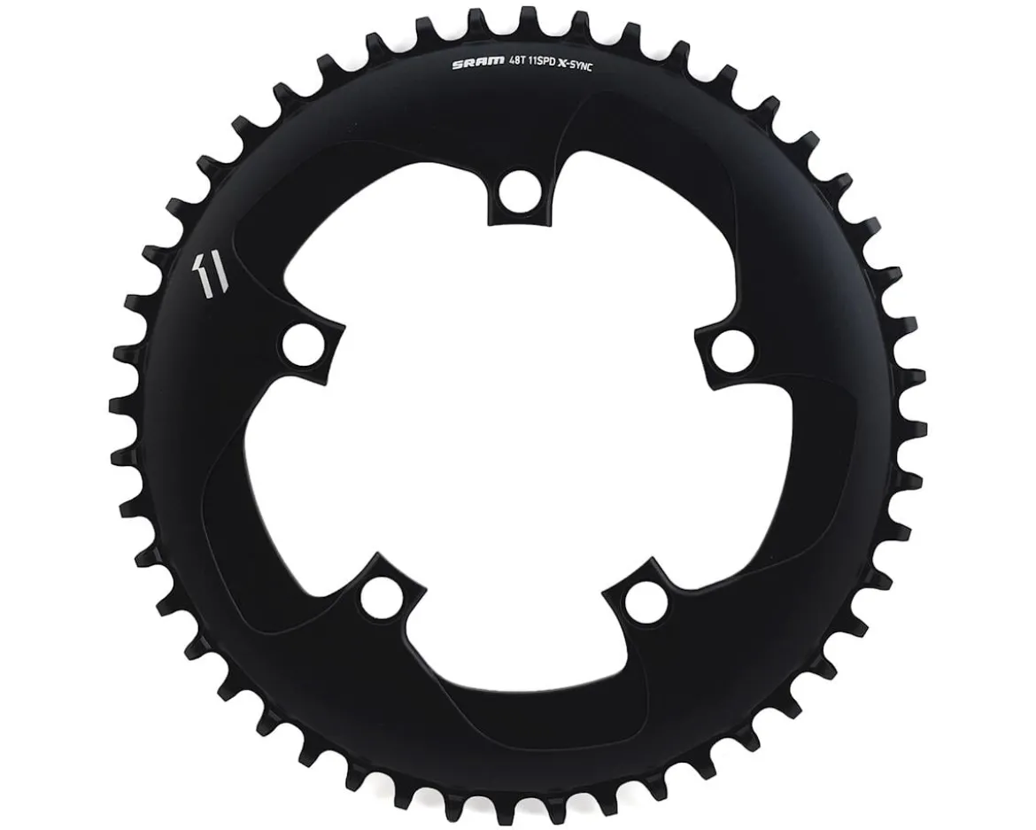 SRAM Rival 1 X-Sync Chainring (Black) (1 x 11 Speed) (110 BCD) (Single) (48T)