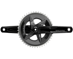 SRAM Rival AXS Crankset (Black) (2 x 12 Speed) (DUB Spindle) (D1) (172.5mm) (46/33T) (107 BCD) (Bottom Bracket Not Included)