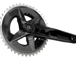 SRAM Rival AXS Wide Power Meter Crankset (Black) (2 x 12 Speed) (DUB Spindle) (175mm) (43/30T) (Quarq)