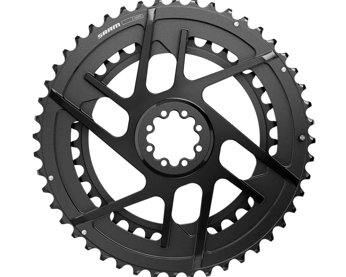 SRAM Rival Direct Mount Double Chainring Kit (Black) (Inner & Outer) (46/33T) (2 x 12 Speed) (E1)