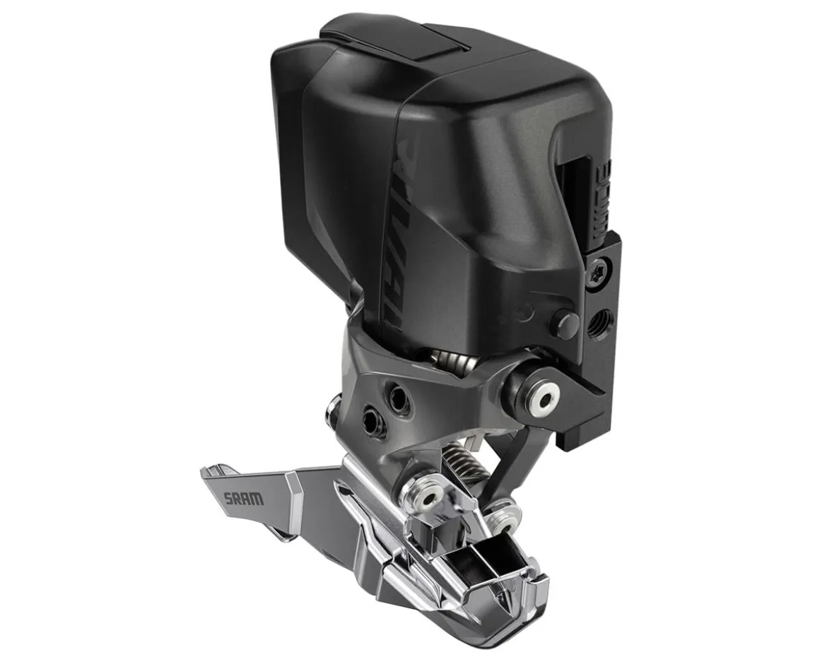 SRAM Rival eTap AXS Front Derailleur (Black/Silver) (2 x 12 Speed) (Braze-On) (Wide)