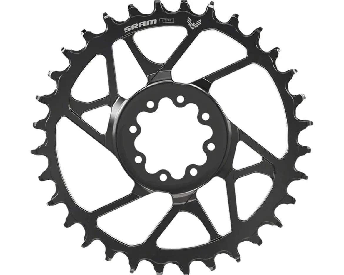 SRAM S1000 Eagle Transmission Chainring (Black) (Steel) (Single) (3mm Offset/Boost) (30T) (Direct Mount) (T-Type) (A1)