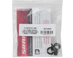 SRAM Spacers & Hidden Bolt (Black) (Force 1/CX1 Chainring)