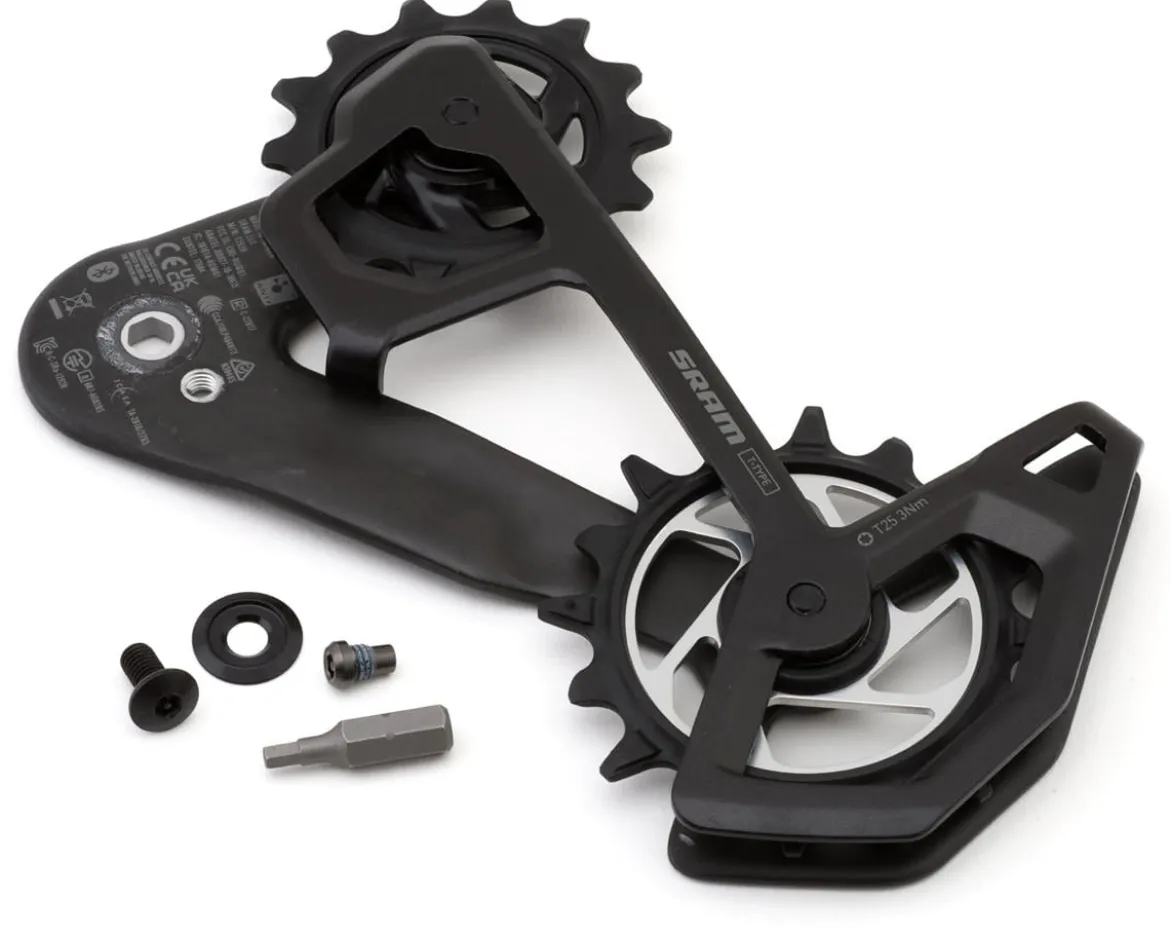 SRAM T-Type Rear Derailleur Pulley Cage Kit (Carbon) (Eagle AXS)