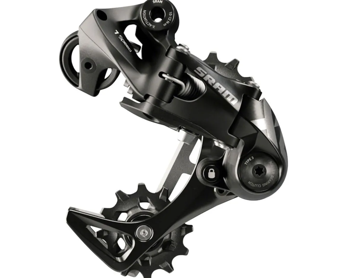 SRAM X01 DH Rear Derailleur (Black) (7 Speed) (w/ Clutch) (A3) (Short Cage)