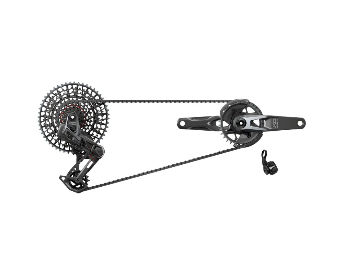 SRAM XO T-Type Eagle Transmission AXS Groupset (Dark Polar) (V2) (165mm) (32T) (DUB) (1 x 12 Speed) (55mm Chainline) (UDH)