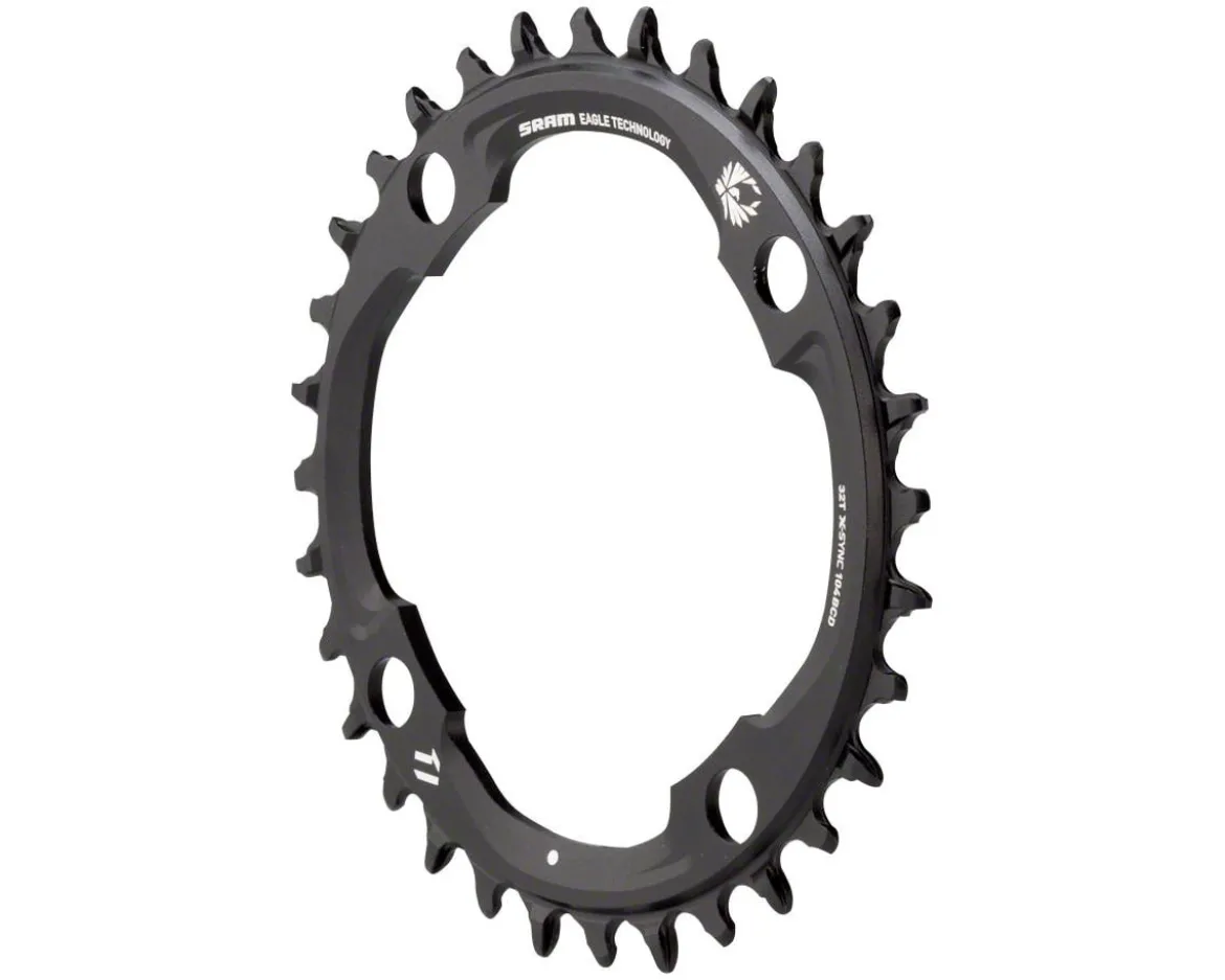 SRAM X-Sync 2 Eagle Chainring (Black) (1 x 11/12 Speed) (104mm BCD) (Single) (32T)