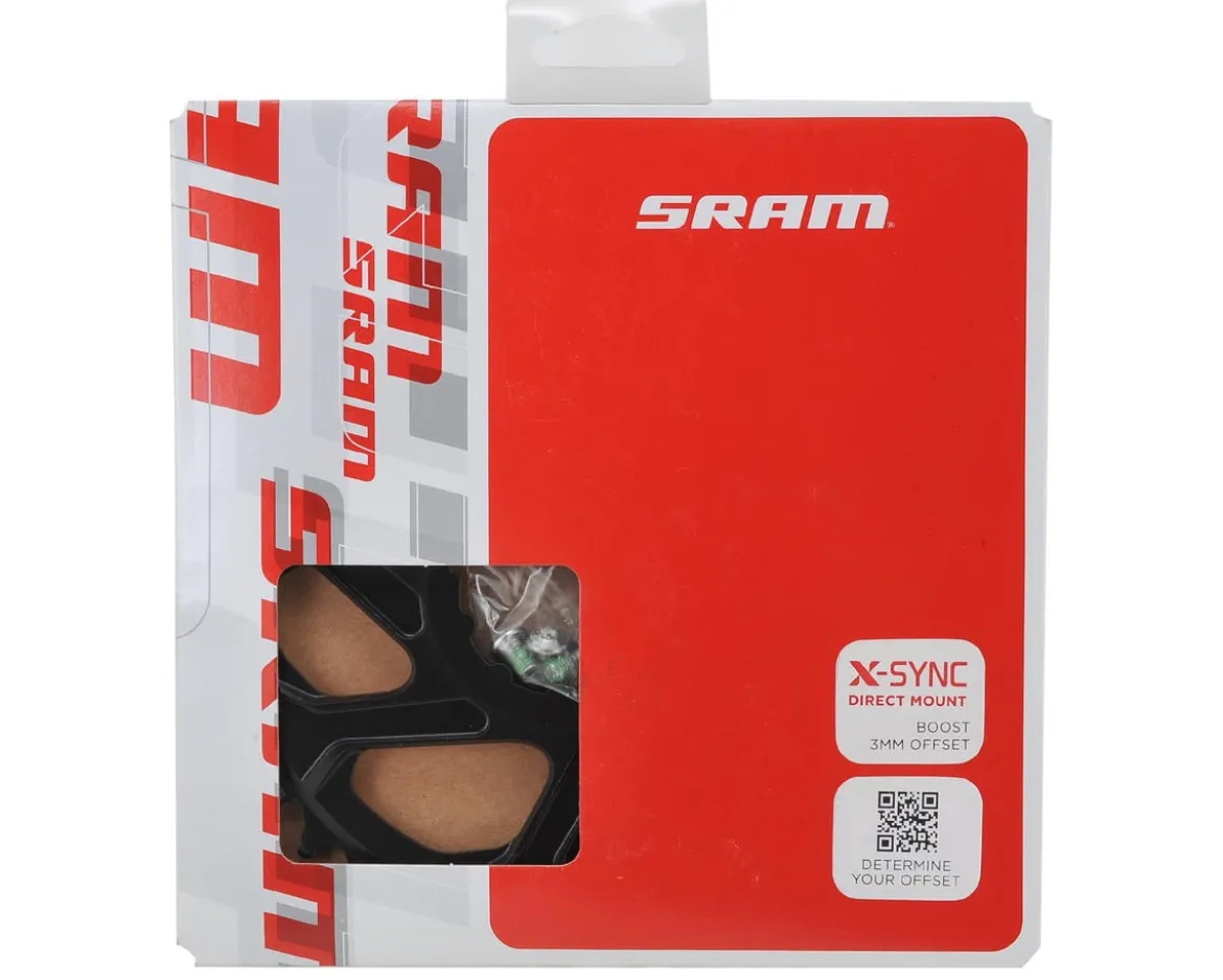 SRAM X-Sync 2 Eagle Direct Mount Chainring (Black/Gold) (1 x 10/11/12 Speed) (Single) (3mm Offset/Boost) (36T)