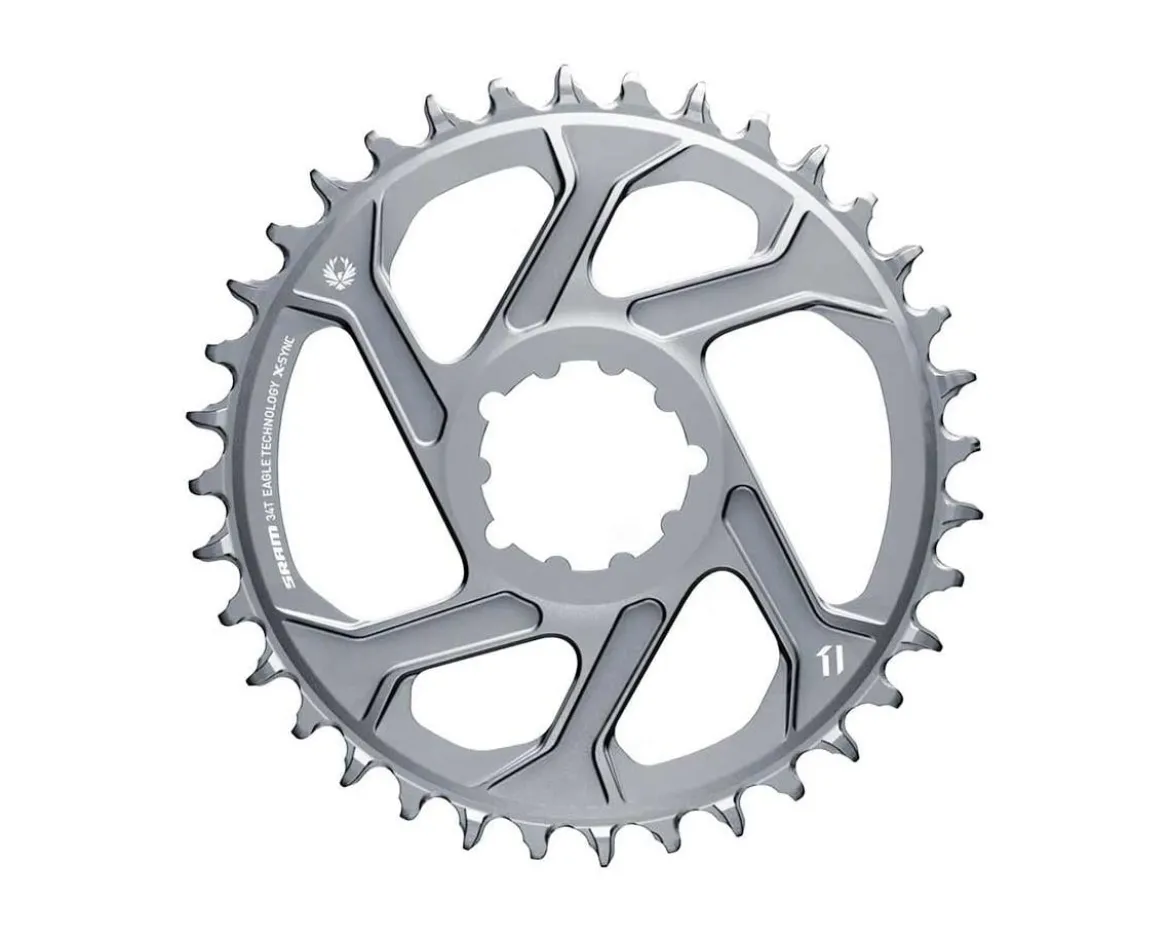 SRAM X-SYNC 2 X01 Eagle Chainring (Polar Grey) (12 Speed) (Direct Mount) (32T) (6mm Offset) (Alloy)