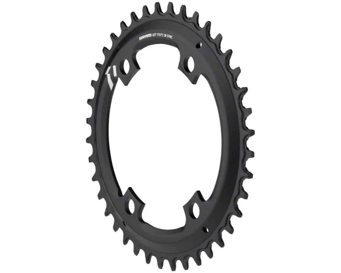SRAM X-Sync Chainring (Black) (1 x 10/11 Speed) (Apex 1) (Single) (40T) (110mm Asym. BCD)