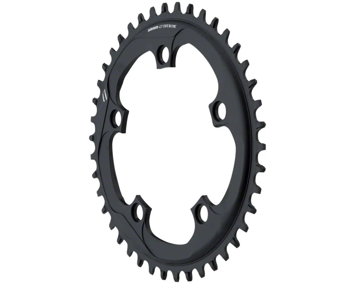 SRAM X-Sync Chainring for BB30/GXP (Black) (1 x 11 Speed) (Single) (42T) (110mm BCD)