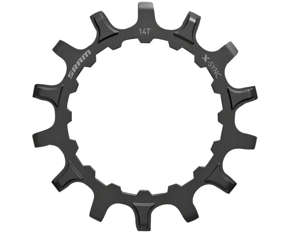 SRAM X-Sync EX1 Sprocket Chainring (Black) (For Bosch E-Bike Motors) (14T)