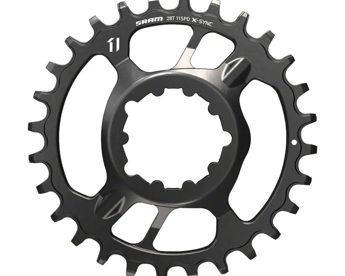 SRAM X-Sync Steel Direct Mount Chainring (Black) (1 x 10/11 Speed) (Single) (30T) (3mm Offset/Boost)