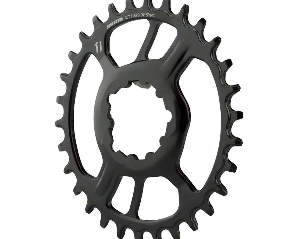 SRAM X-Sync Steel Direct Mount Chainring (Black) (1 x 10/11 Speed) (Single) (30T) (3mm Offset/Boost)