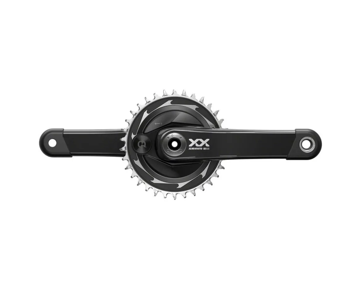 SRAM XX SL Eagle Transmission AXS Power Meter Groupset (Black/Silver) (T-Type) (175mm) (34T) (1 x 12 Speed) (DUB) (55mm Chainline) (UDH)