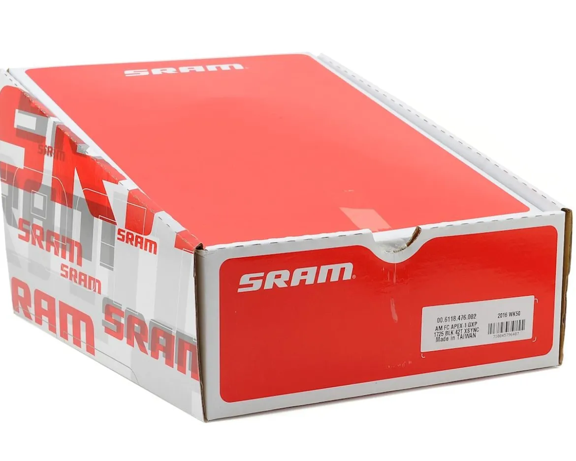 SRAM Apex 1 X-Sync Crankset (Black) (1 x 10/11 Speed) (GXP Spindle) (172.5mm) (42T) (110 Aymmetric BCD)