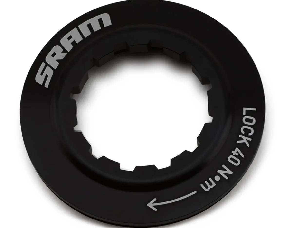 SRAM CenterLine X Disc Brake Rotor (Silver/Black) (Centerlock) (140mm) (W/Lock Ring)