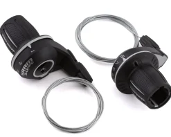 SRAM 3.0 Comp Grip Shifters (Black) (Pair) (3 x 8 Speed) (For SRAM Derailleurs)