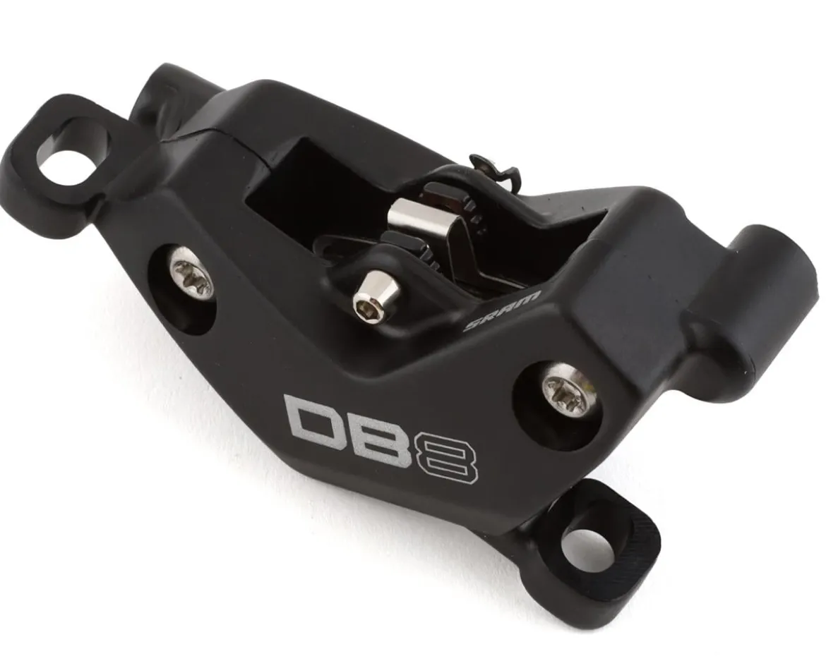 SRAM DB8 Disc Brake Caliper (Black) (4-Piston) (Hydraulic) (Front or Rear) (Post Mount)