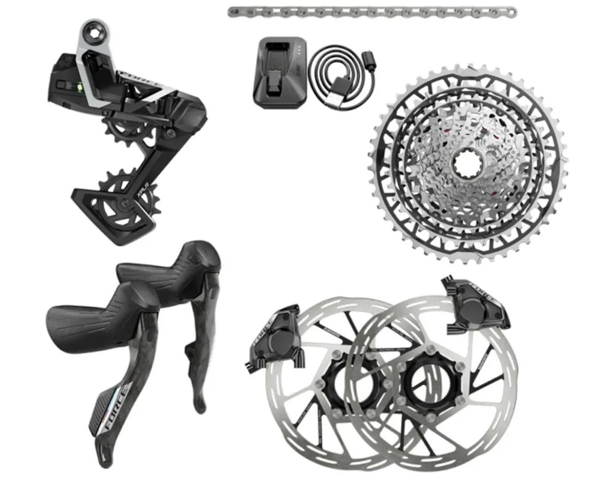 SRAM Force XPLR AXS Gravel Groupset (1 x 13 Speed) (E1)
