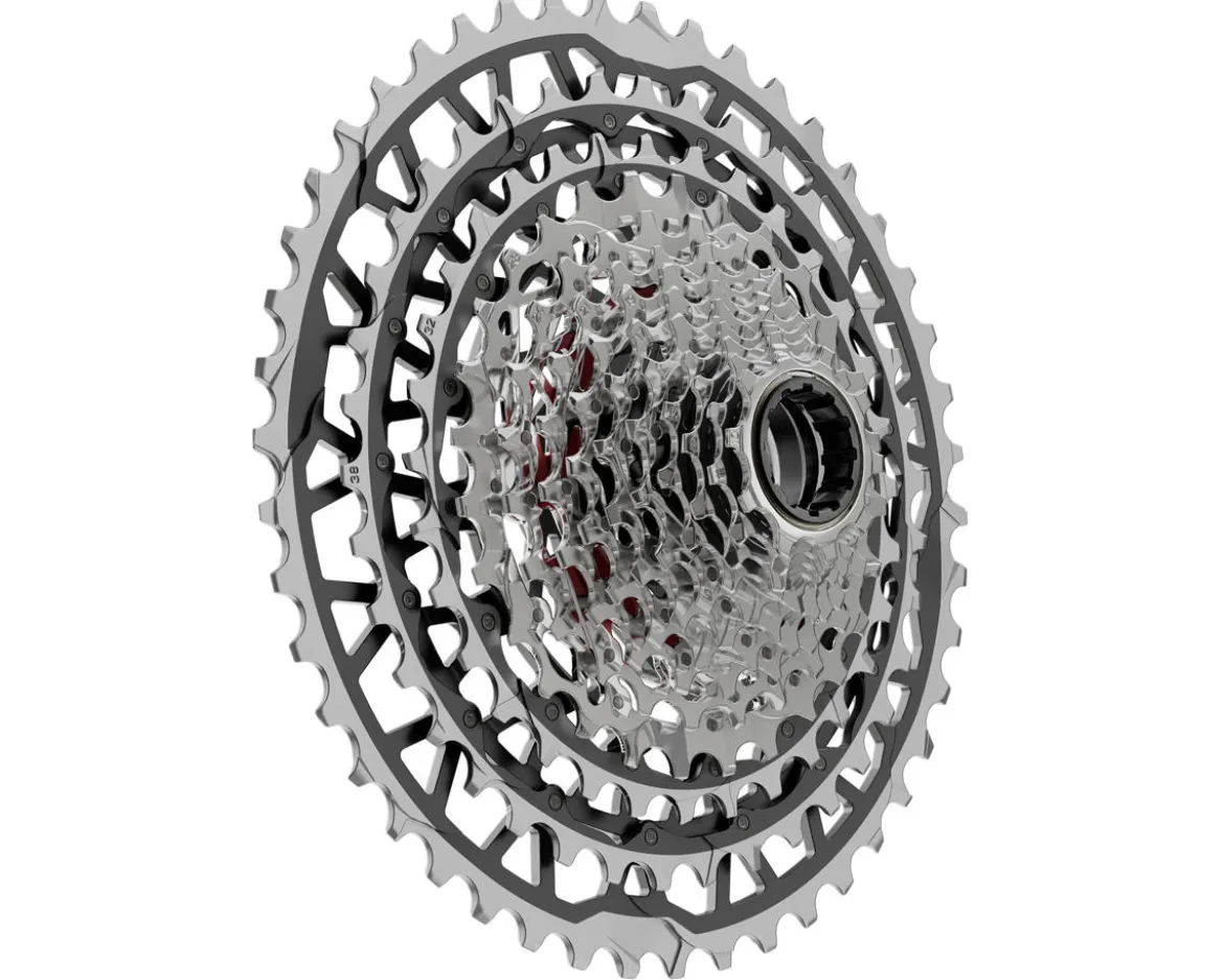 SRAM Force XPLR XG-1371 Cassette (Black/Silver) (13 Speed) (XDR) (10-46T) (E1)
