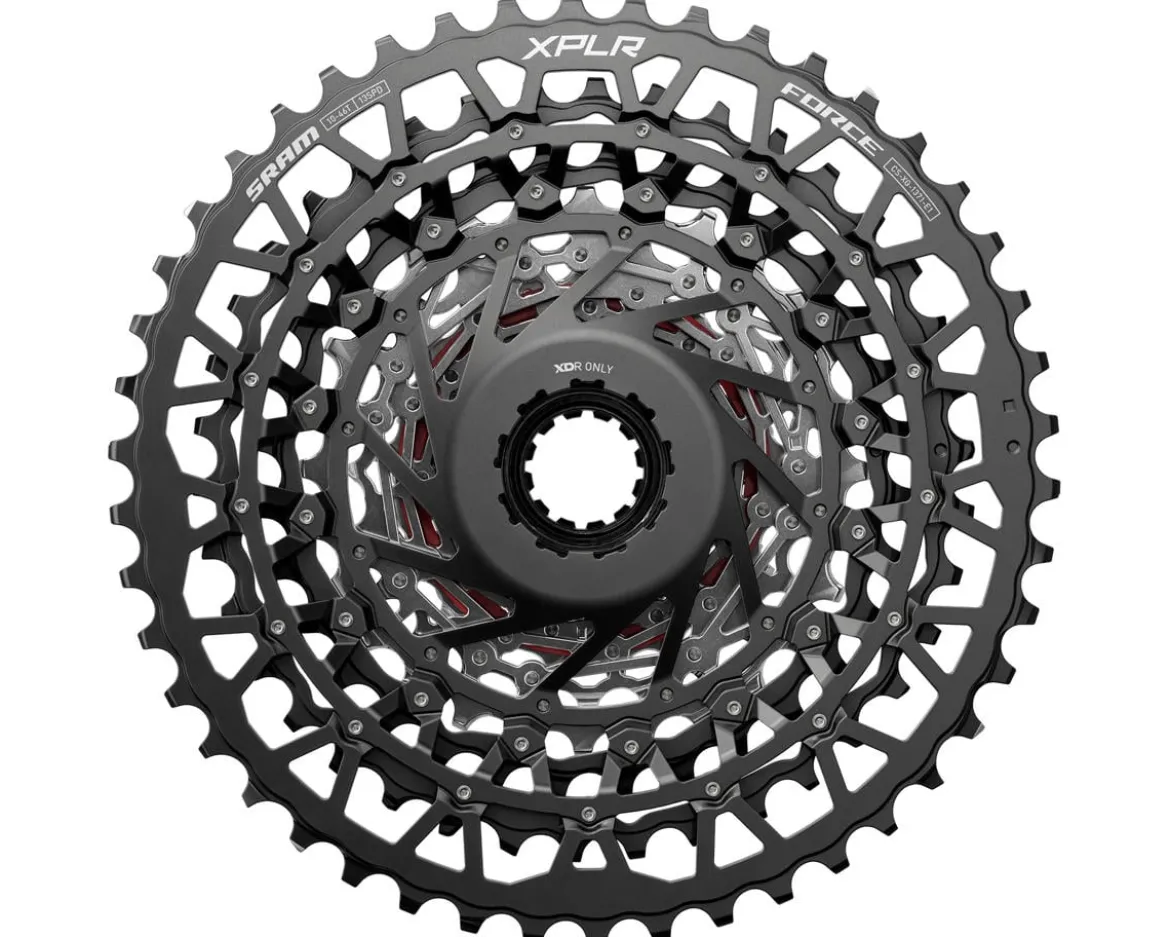 SRAM Force XPLR XG-1371 Cassette (Black/Silver) (13 Speed) (XDR) (10-46T) (E1)