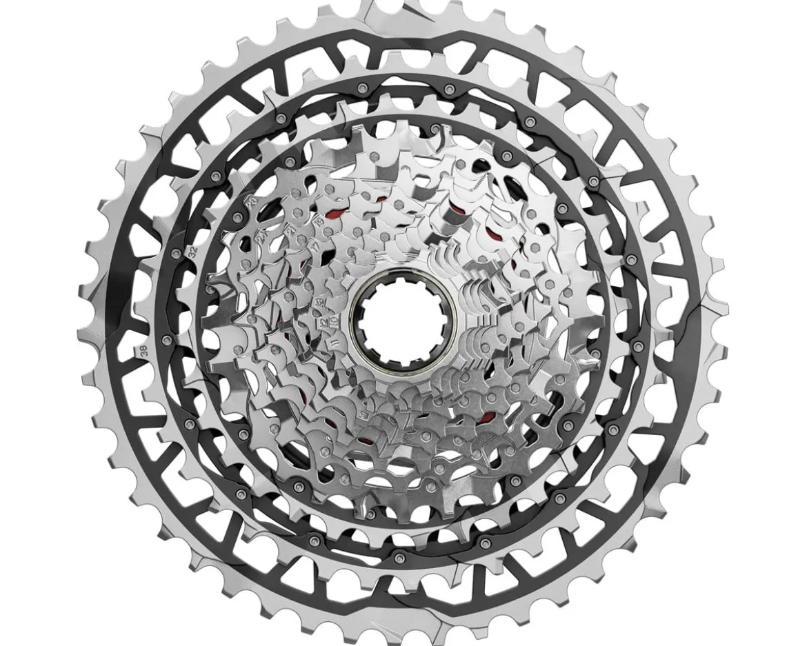 SRAM Force XPLR XG-1371 Cassette (Black/Silver) (13 Speed) (XDR) (10-46T) (E1)