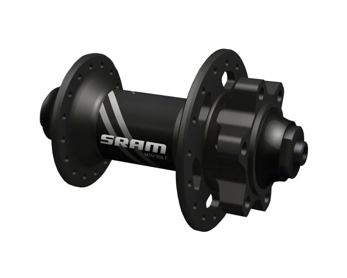 SRAM 506 Front Disc Brake Hub (Black) (6-Bolt) (QR x 100mm) (32H)
