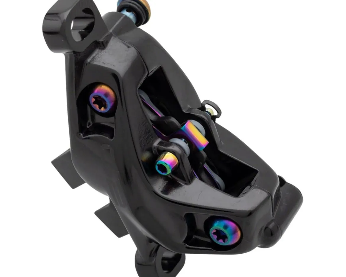 SRAM G2 Ultimate Disc Brake Caliper (Black w/ Rainbow Hardware) (Hydraulic) (Front or Rear) (Post Mount)