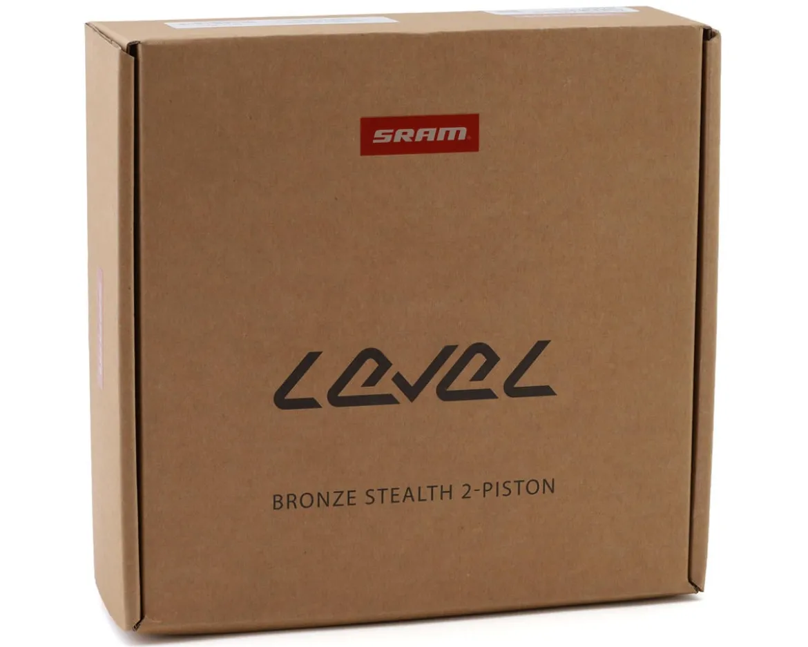 SRAM Level Bronze Stealth 2-Piston Disc Brake (Grey) (Post Mount) (Left) (Caliper Included)